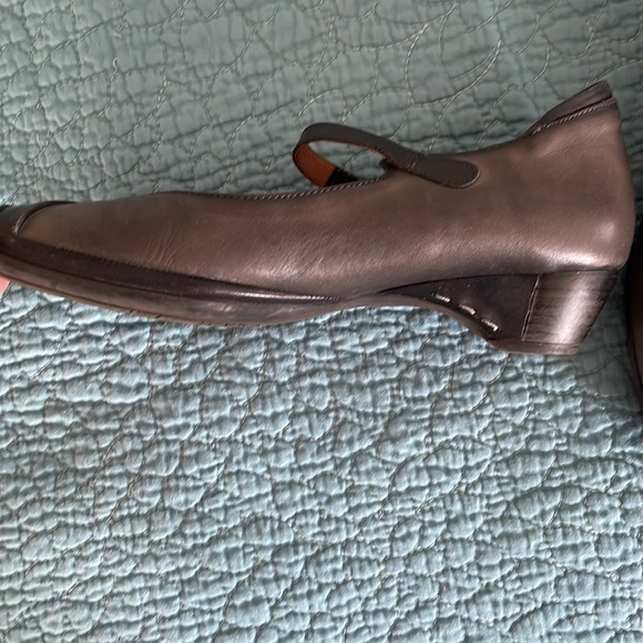 Black and Grey Pikolino square toe shoe - Picture 3 of 6